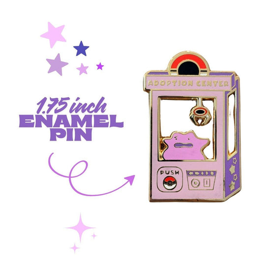 Pokemon Ditto Enamel Pin Anime