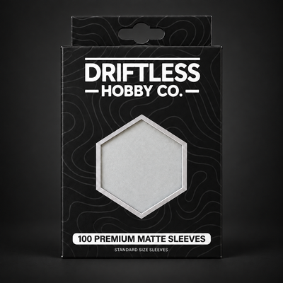 Driftless Premium Matte Card Sleeves — Limestone (White)