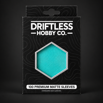 Driftless Premium Matte Card Sleeves — Spring Creek (Mint)
