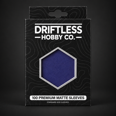 Driftless Premium Matte Card Sleeves — Twilight Bluff (Purple)