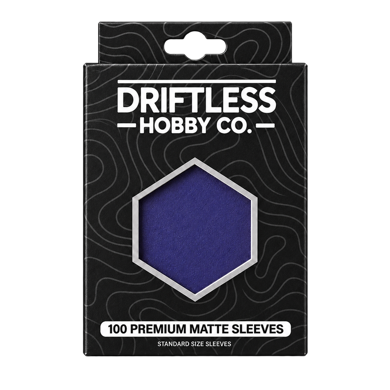 Driftless Premium Matte Sleeves — Twilight Bluff purple