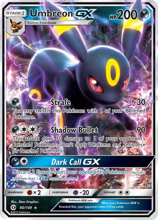 Umbreon GX - 80/149 - SM Base Set