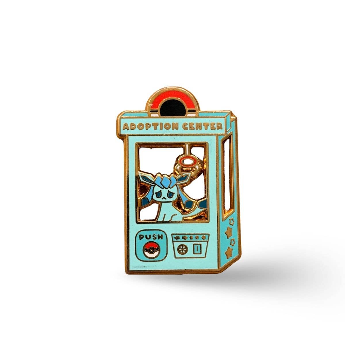 Pokemon Glaceon Enamel Pin Anime