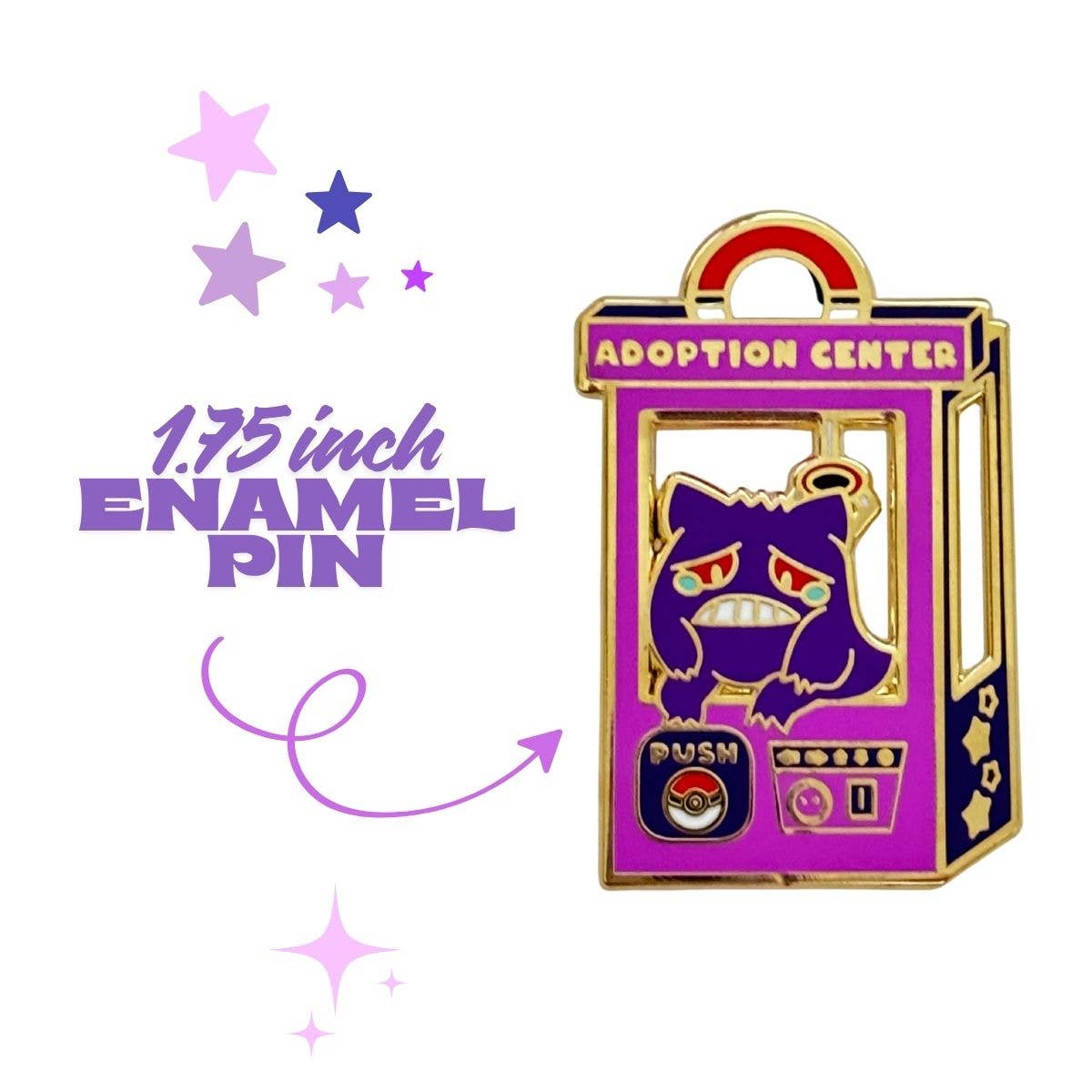 Adopt Pokemon Gengar Enamel Pin