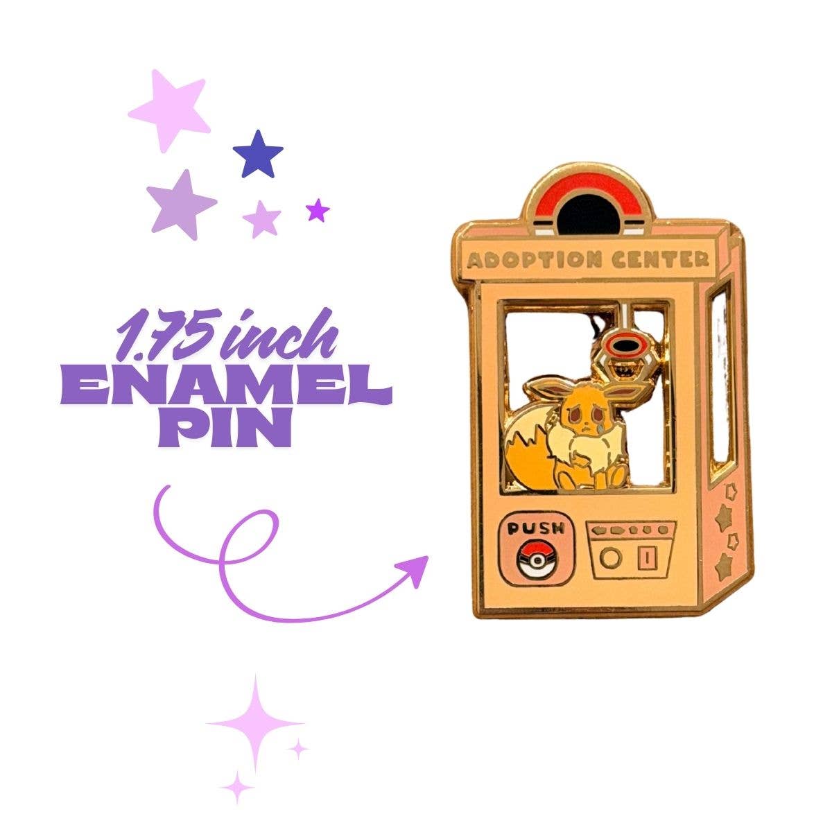 Pokemon Eevee Enamel Pin // Anime // Gaming