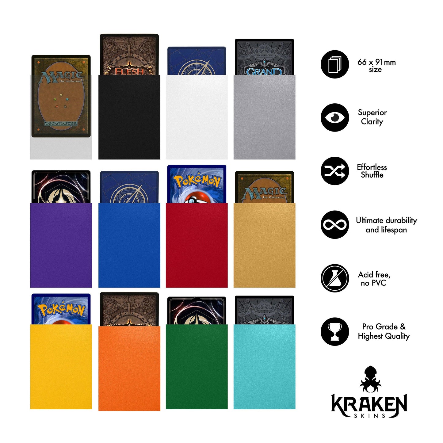 Kraken Skins Rose Gold Matte Sleeves