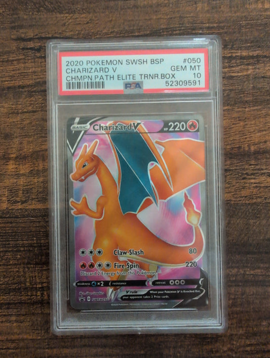 Charizard V - SWSH050 - PSA 10